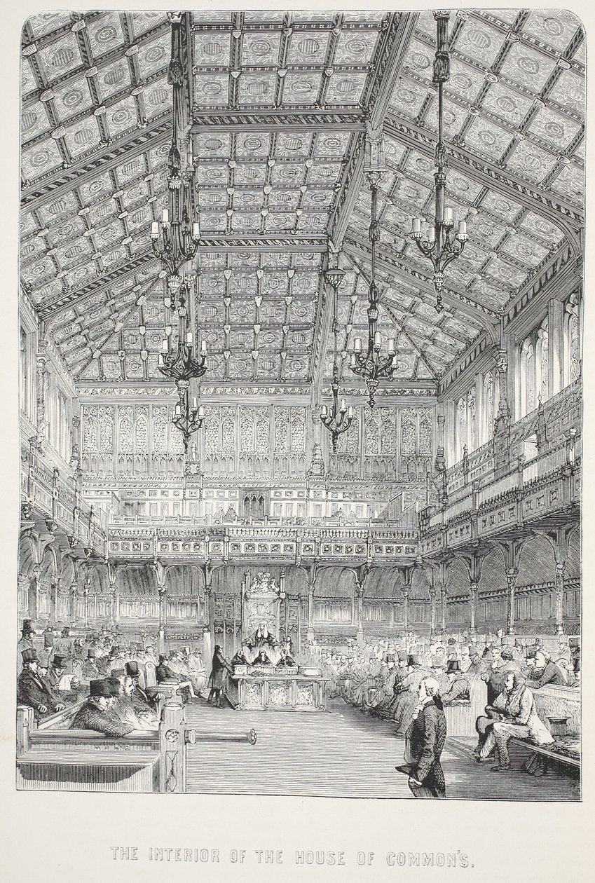 Az alsóház belseje alkotó: English School