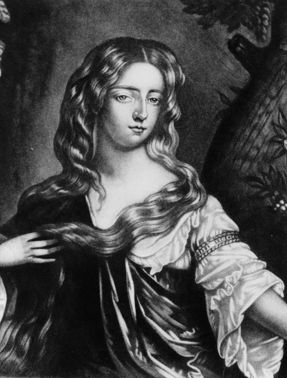 Izabella Grafton hercegnője (1667-1723) Illusztráció a „Brit történelemben illusztris karakterek portréiból” (mezzotint) alkotó: English School