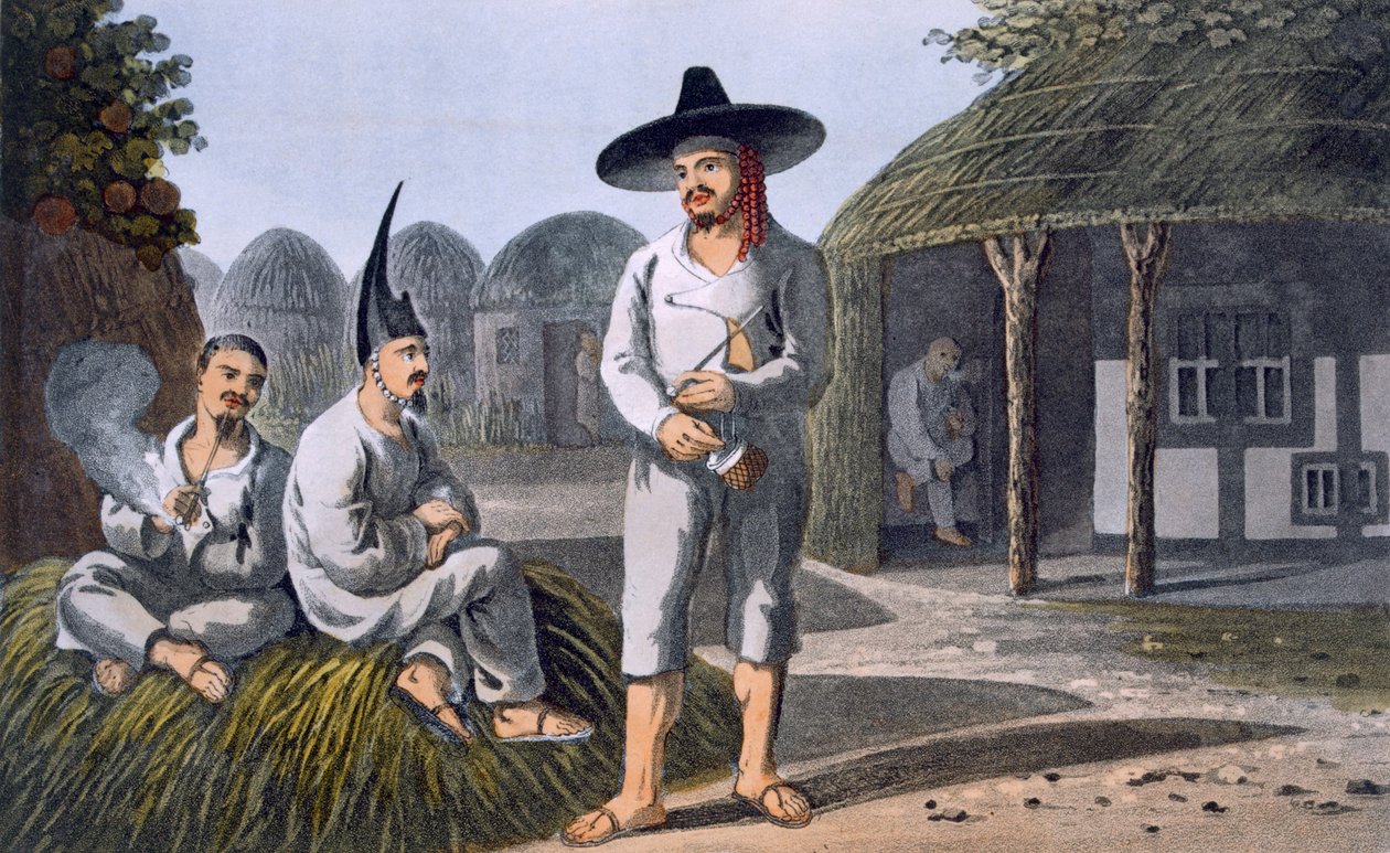 Sir James Halls csoport szigetei, 1820 (színes akvatinta) alkotó: English School