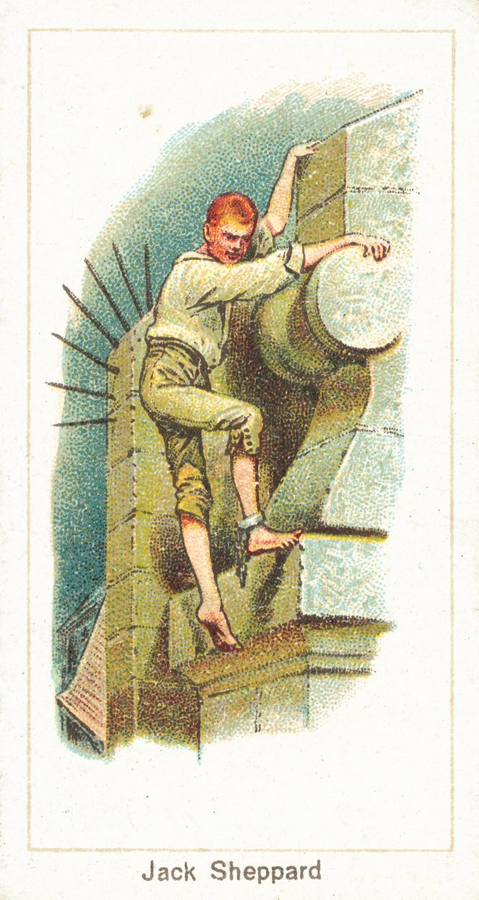 Jack Sheppard (chromolitho) alkotó: English School