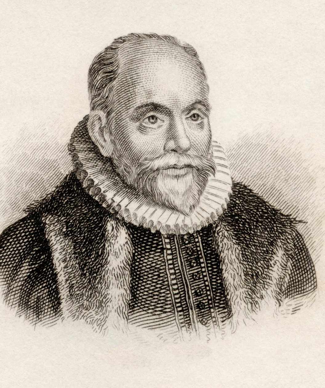 Jacobus Arminius, az 1825-ben megjelent „Crabbes Historical Dictionary”-ből alkotó: English School
