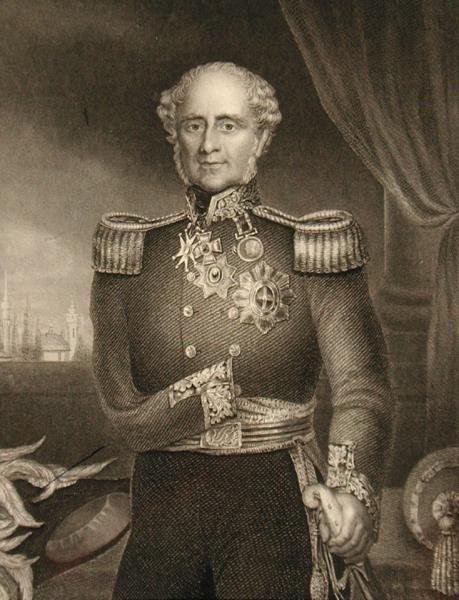 James Henry Somerset Fitzroy (1788-1855) Raglan 1. báró (metszet) alkotó: English School
