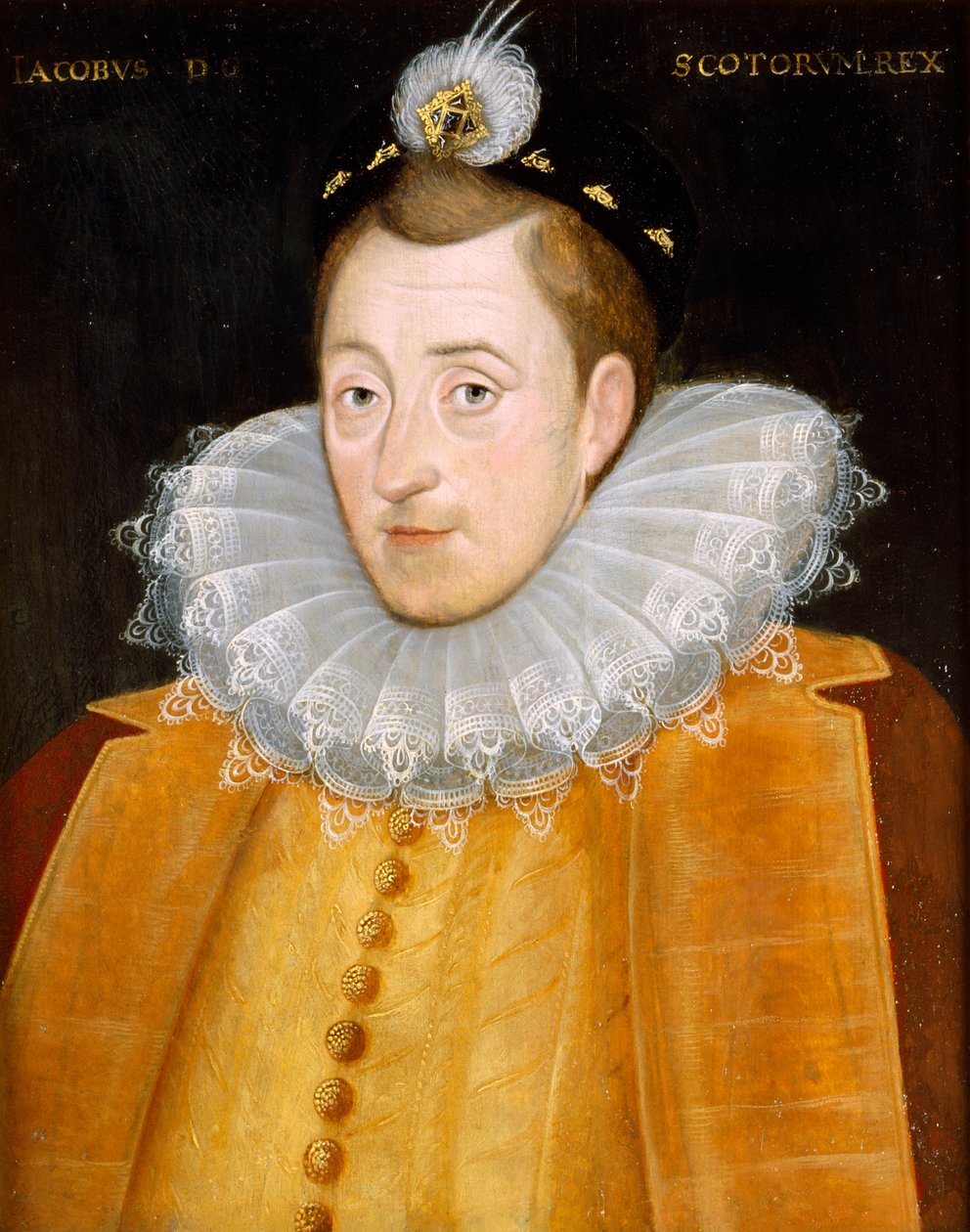 James I (olaj, vászon) alkotó: English School