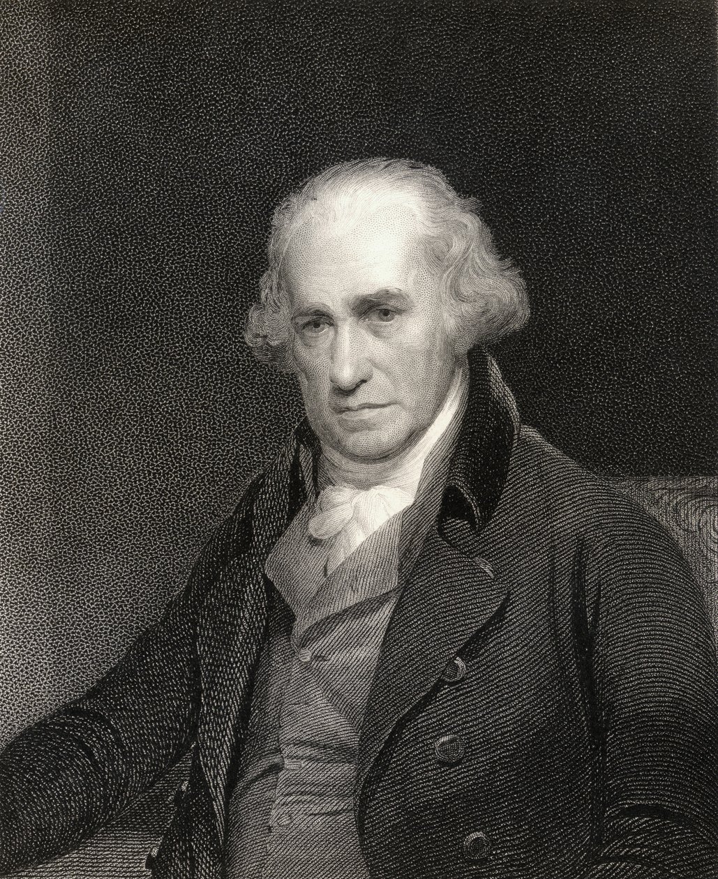 James Watt (1736-1819) a Gallery of Portraits-ből, 1833-ban jelent meg alkotó: English School
