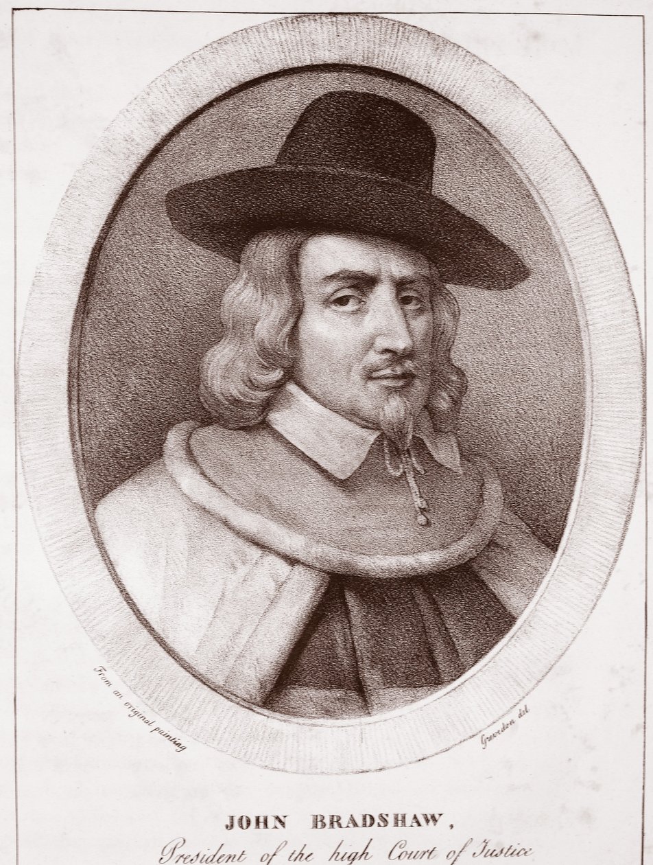 John Bradshaw, Gravedonnak tulajdonítva, de Langlume metszete alkotó: English School