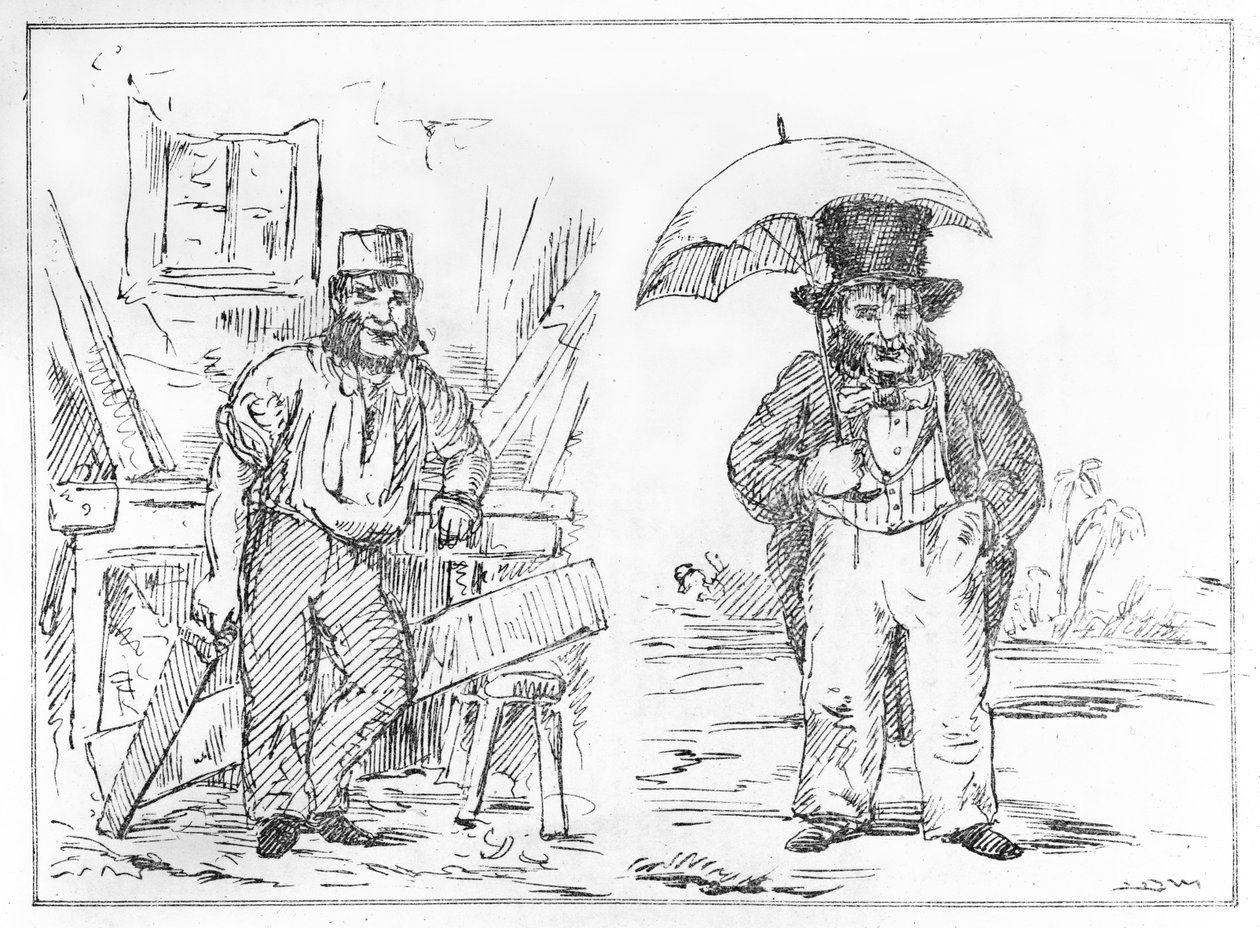 John Dobbs Angliában és Indiában a Delhi Sketchbookból alkotó: English School