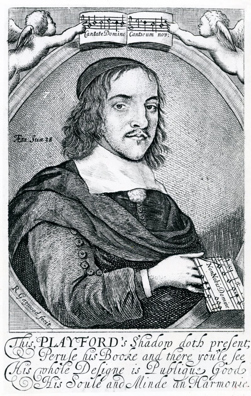 John Playford (1623-1686 körül) (metszet) alkotó: English School