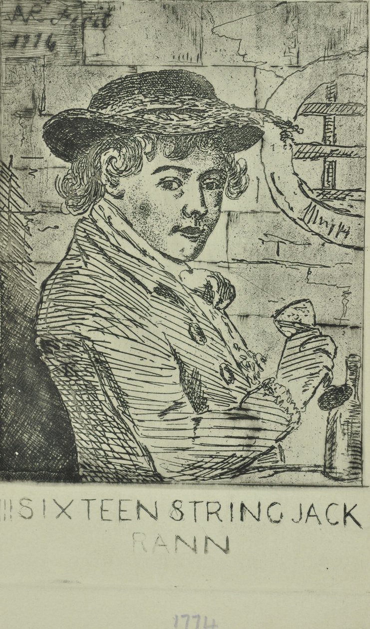 John Rann, Sixteen Strings Jack, 1774 alkotó: English School
