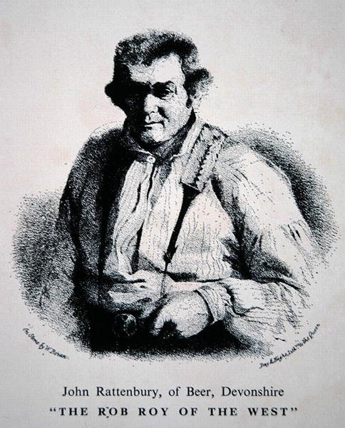 John Rattenbury, Beer, Devonshire alkotó: English School