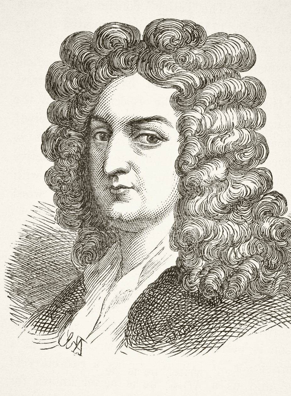 Joseph Addison, William Hickman Smith Aubrey (1858-1916) „Anglia nemzeti és hazai története” című művéből, London, 1890 körül alkotó: English School