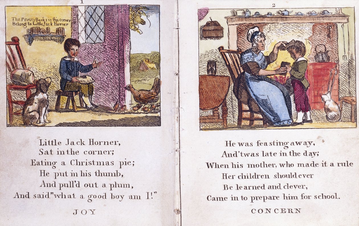 Öröm és aggodalom, 1806 alkotó: English School
