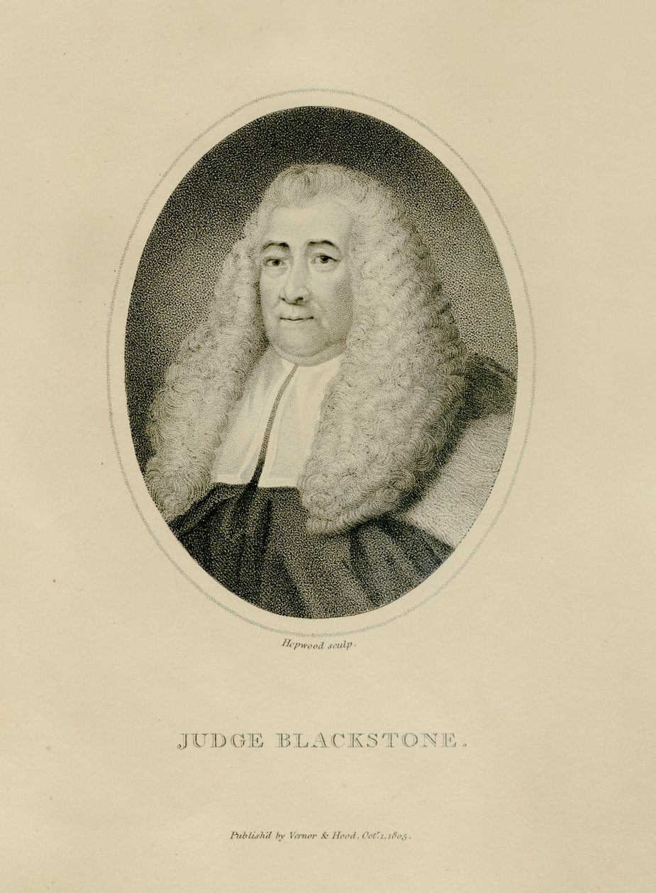 Blackstone bíró, 1800 körül (metszet) alkotó: English School