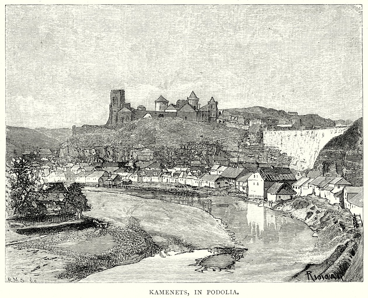 Kamenets, Podóliában (metszet) alkotó: English School