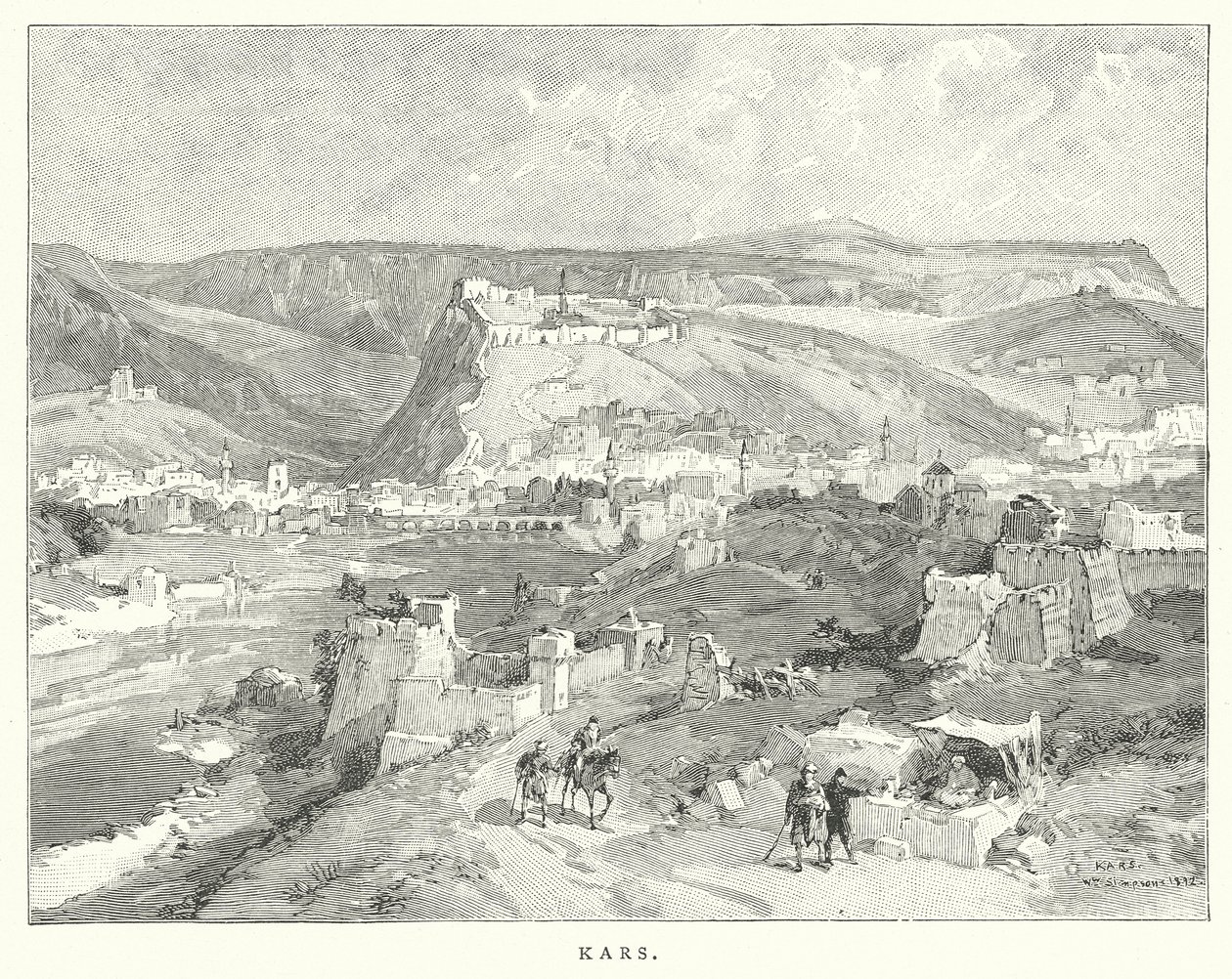 Kars (metszet) alkotó: English School