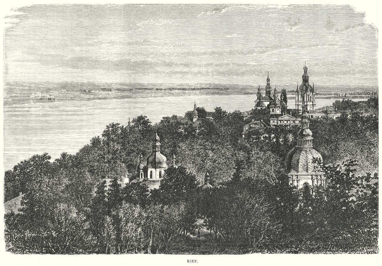 Kief (metszet) alkotó: English School