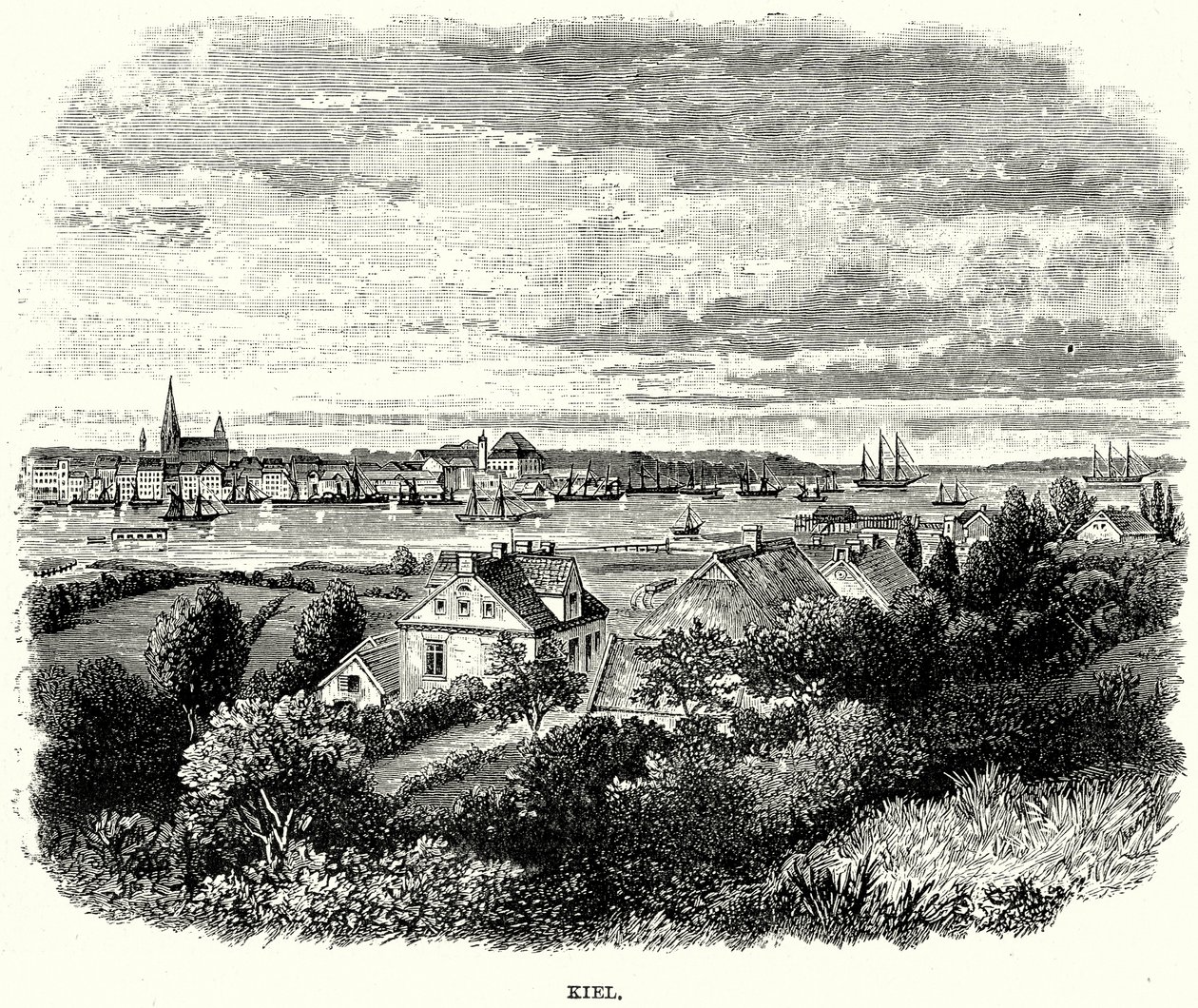 Kiel (metszet) alkotó: English School