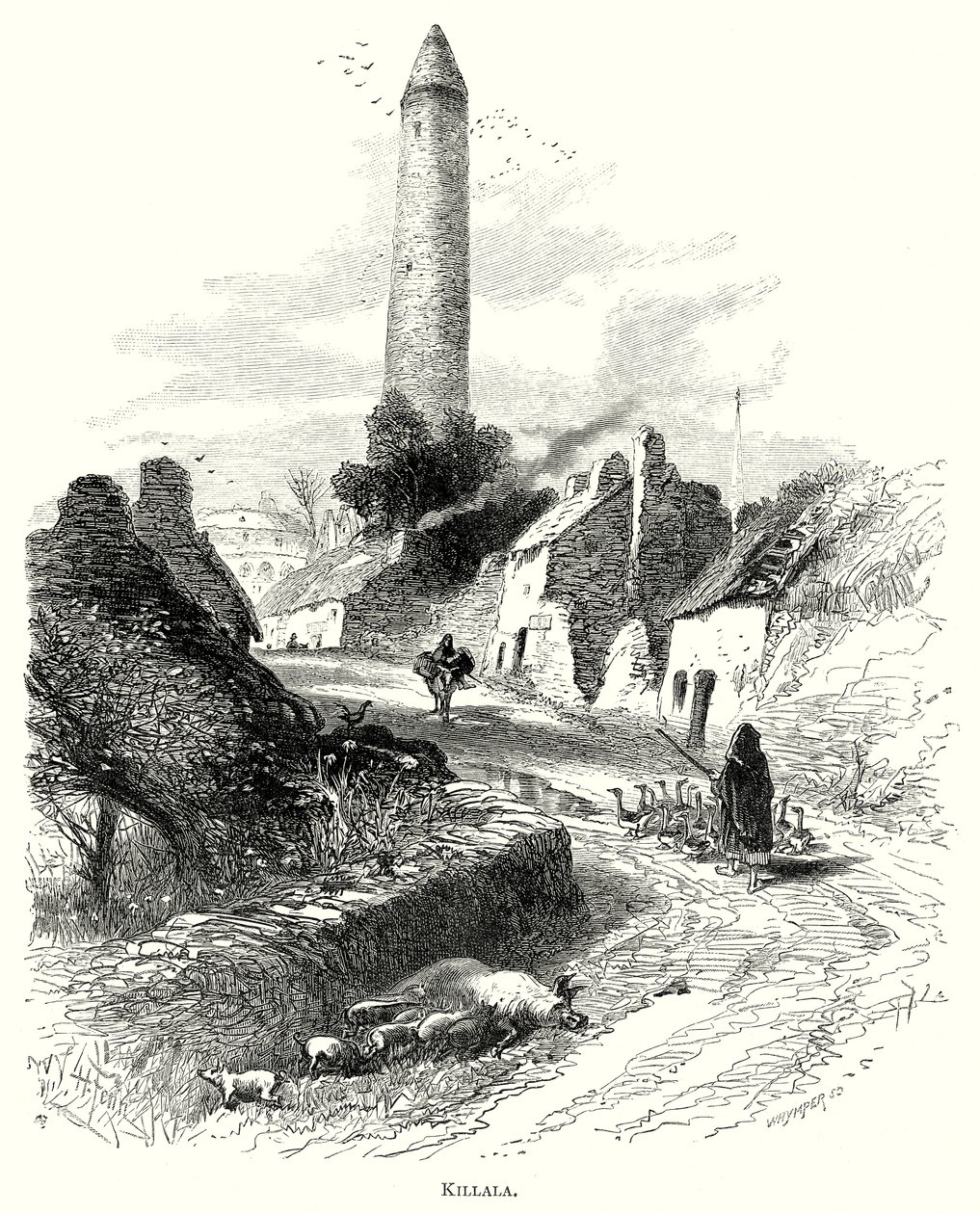 Killala (metszet) alkotó: English School