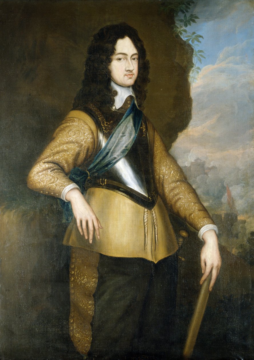 Károly király (1630-85) fiatalemberként alkotó: English School