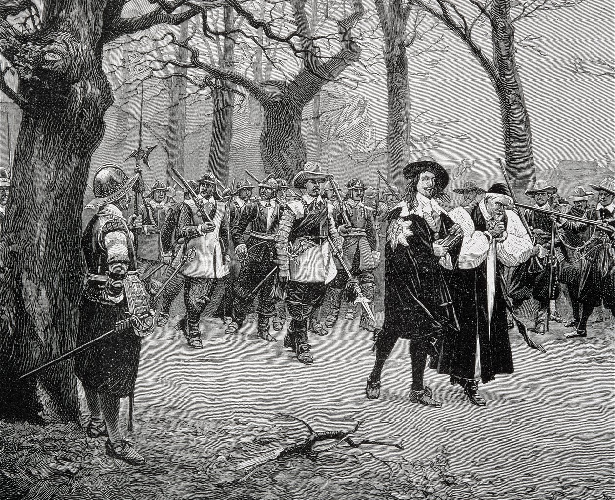 I. Károly király (1600-49) a kivégzése felé vezető úton alkotó: English School