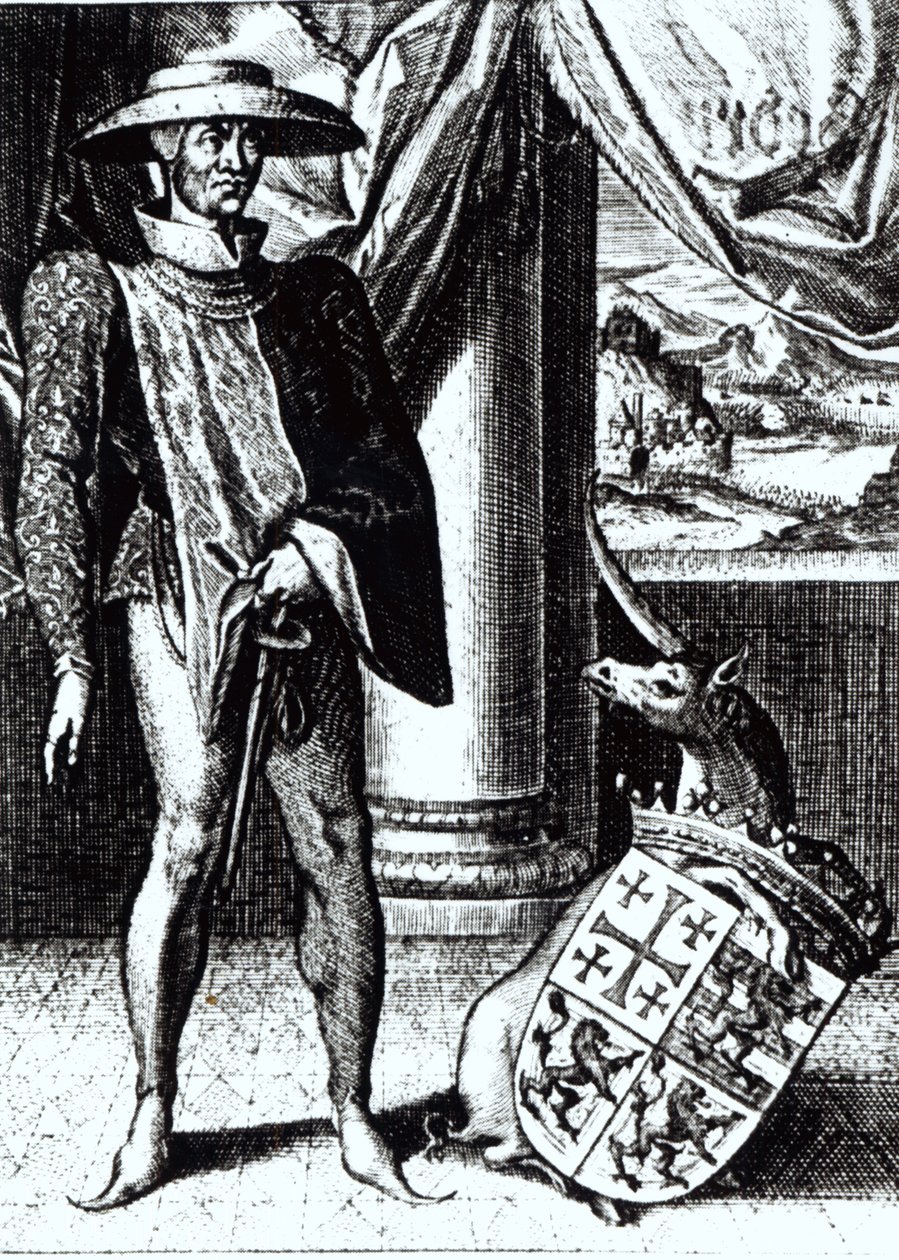 János Brienne királya, Jeruzsálem királya (metszet) alkotó: English School