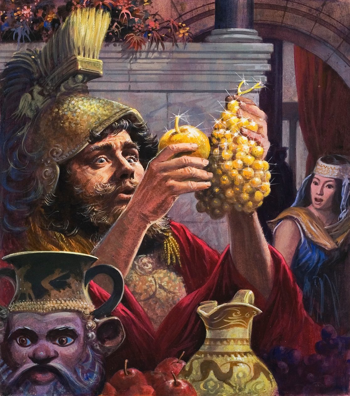 King Midas (gouache, papír) alkotó: English School