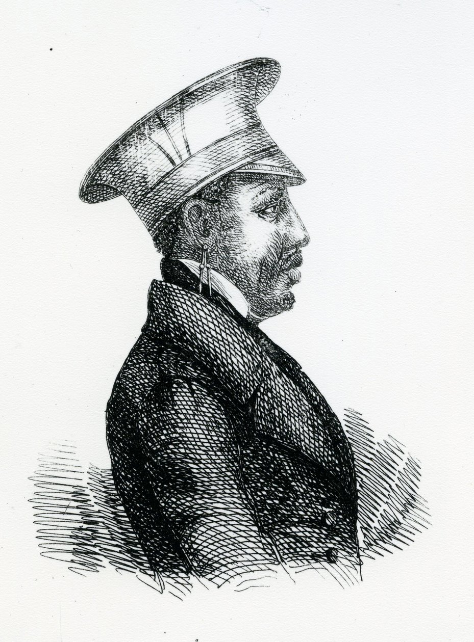 I. Moshoeshoe király (1786-1870 körül) (metszet) alkotó: English School