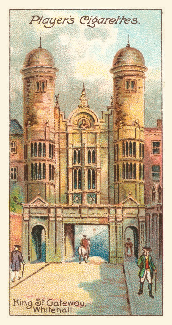 King St Gateway, Whitehall (chromolitho) alkotó: English School