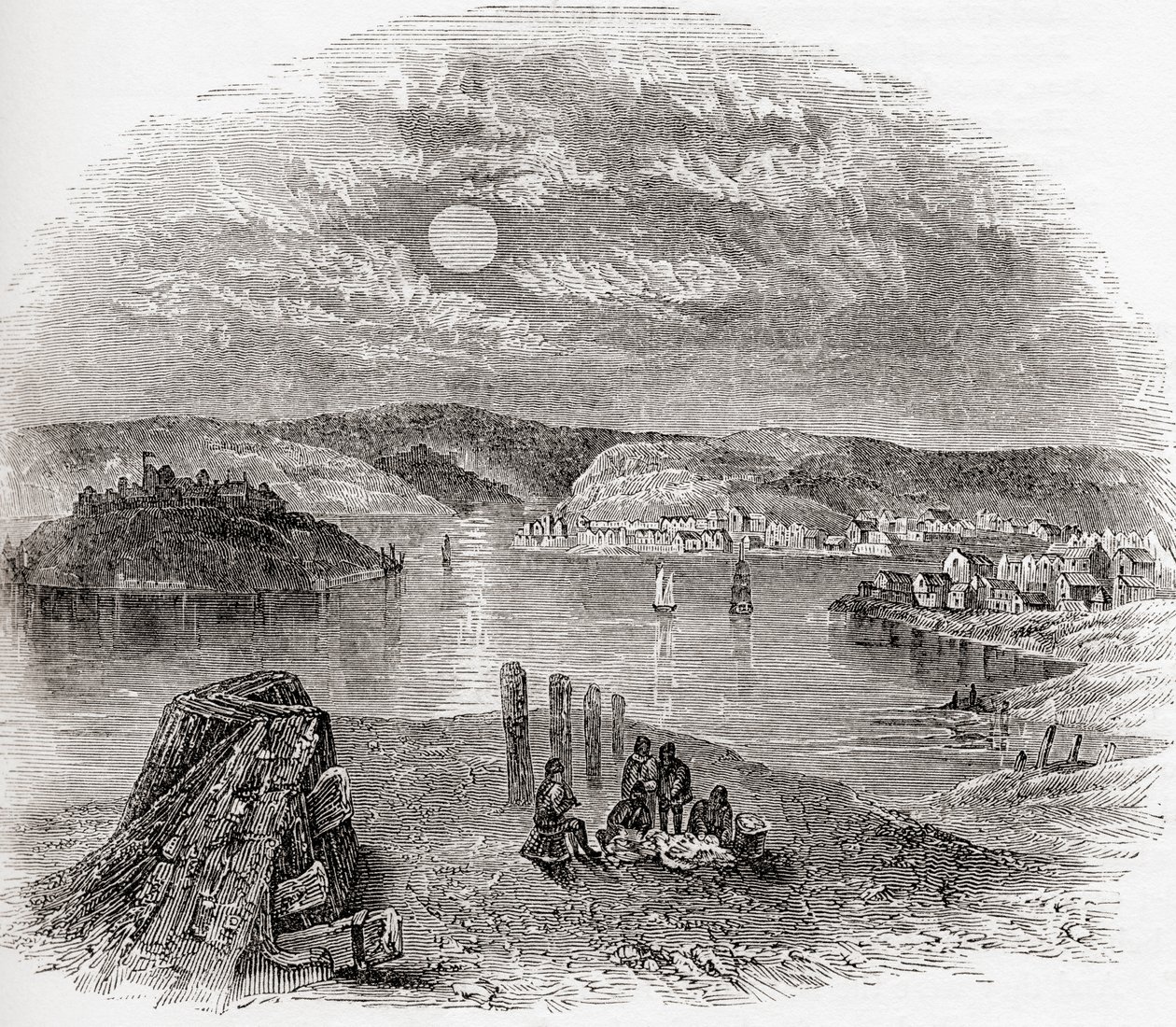 Kinsale, Cork megye, Írország a 19. században, a régi Angliából: A Pictorial Museum, pub. 1847 alkotó: English School