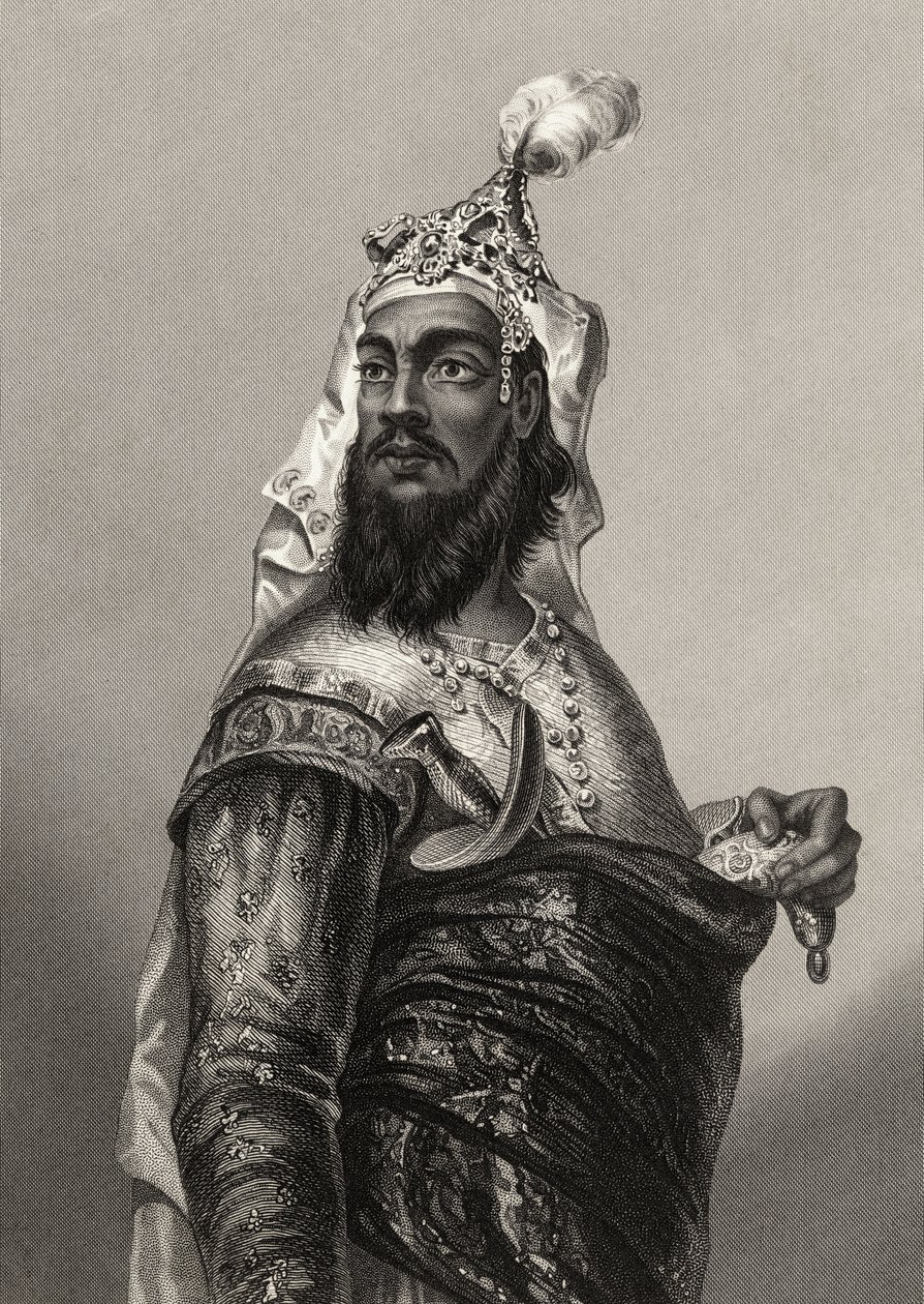 Kooer Singh, az 1858-ban megjelent „The History of the Indian Mutiny” c alkotó: English School