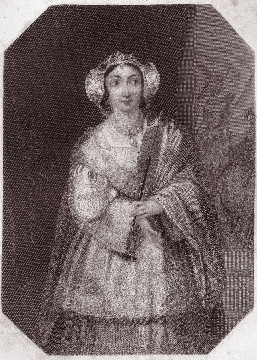 Lady Percy (IV. Henrik) (IV. Henrik király) - „” Shakespeare nők galériája, London első művészeinek negyvenöt komoly portréjának gyűjteménye, kritikai és irodalmi megjegyzésekkel gazdagítva”” 1838 körül - a „ ” Galéria a Shakes nőiről alkotó: English School