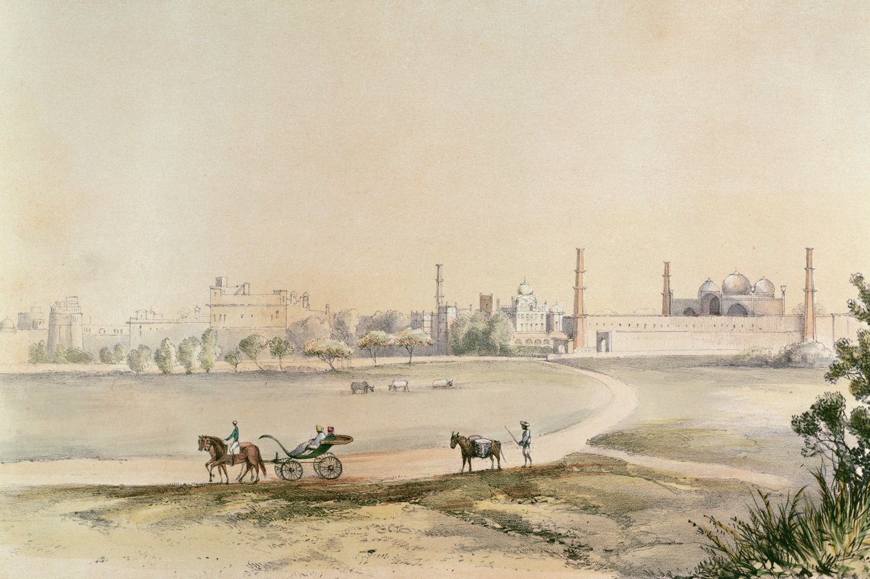 Lahore az Old Race Course-ról, a "Keleti vázlatok Punjabban egy hölgytől" című filmből alkotó: English School