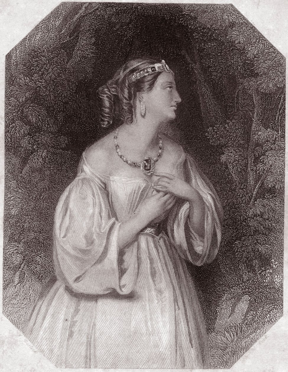 Lavinia, Titus lánya, Bassianus menyasszonya (Titus Andronicus vagy La Tres Lamentable Roman Tragédia, Titus Andronicus) a - "" Shakespeare
