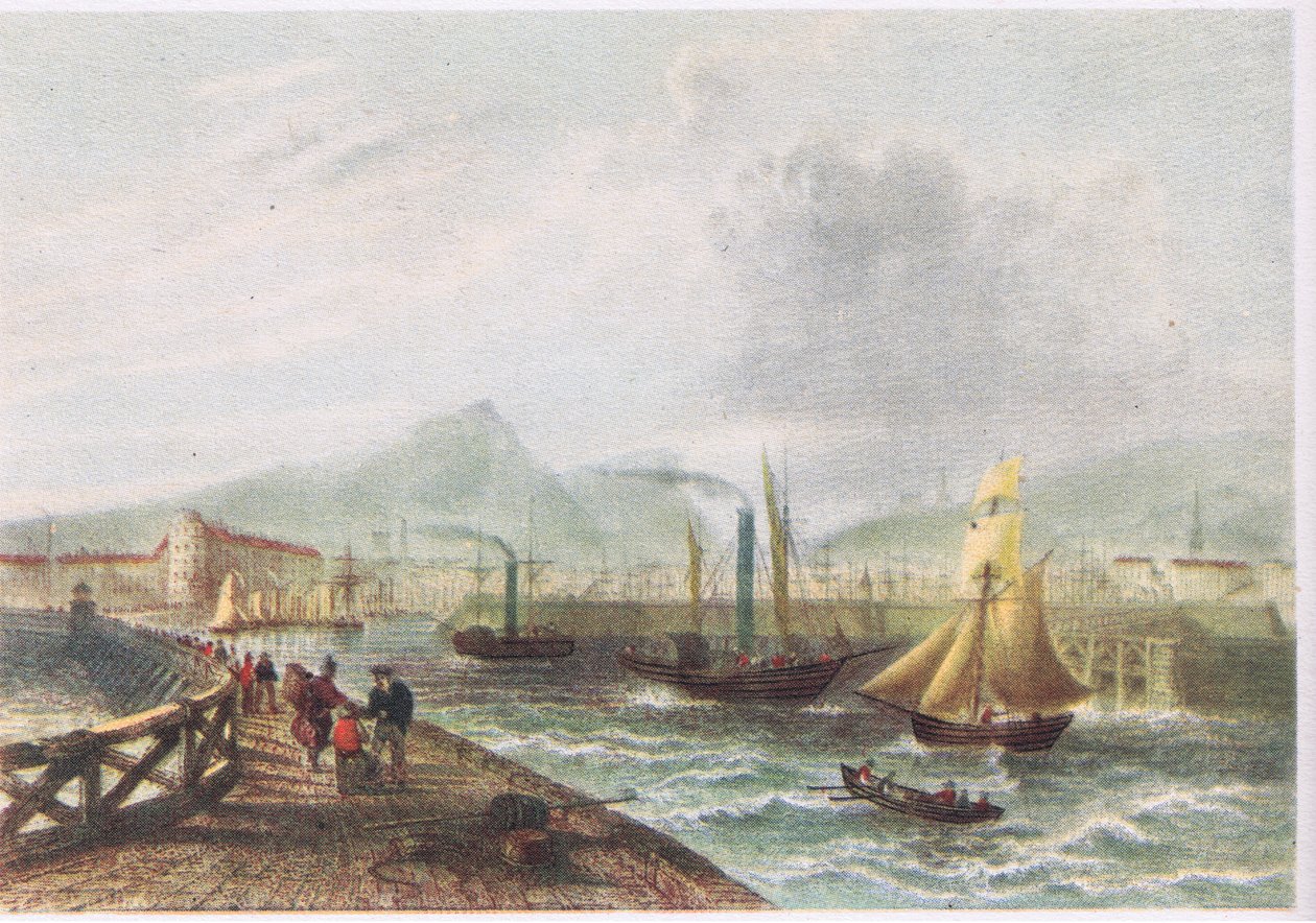 Leith kikötője 1842 alkotó: English School
