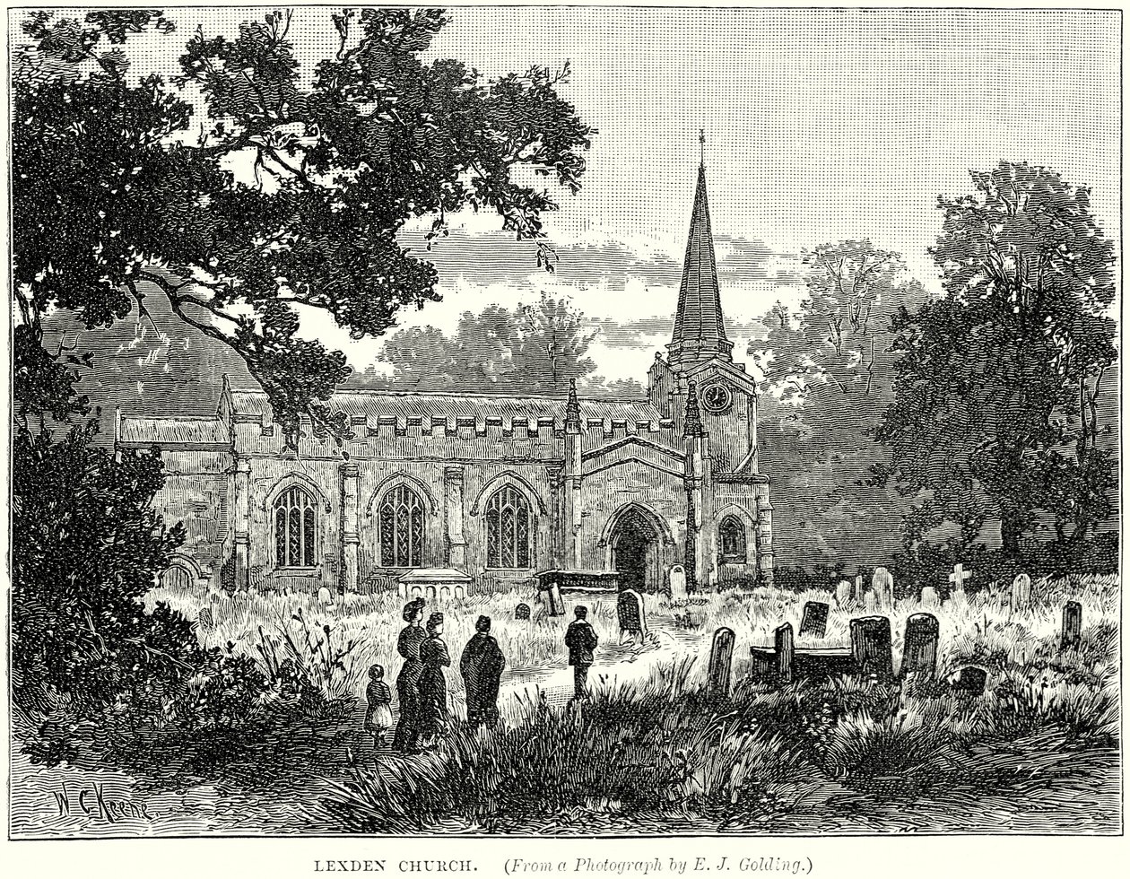 Lexden templom (metszet) alkotó: English School
