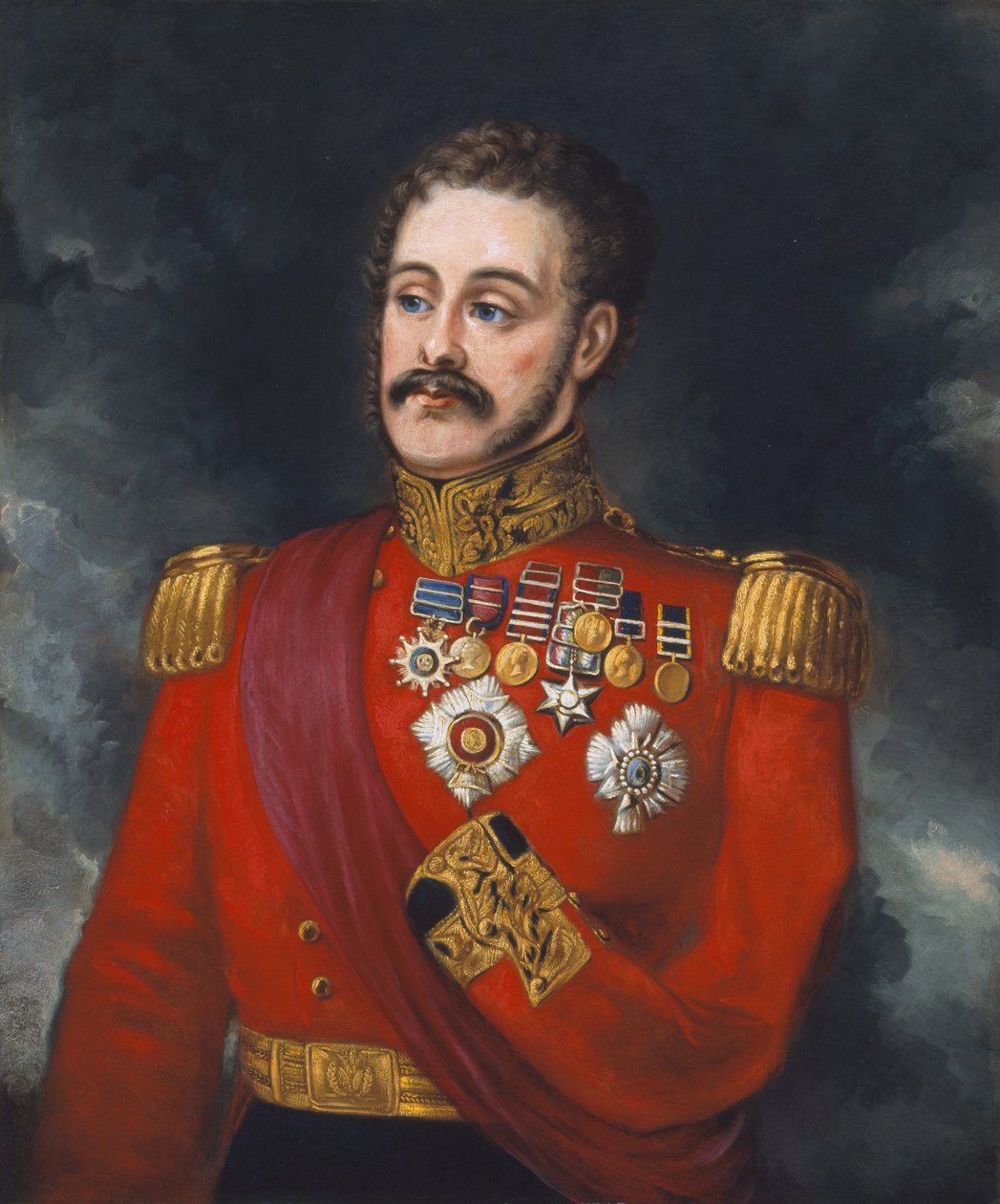 Sir Joseph Thackwell altábornagy, GCB KH (1781-1859) 1850 körül alkotó: English School