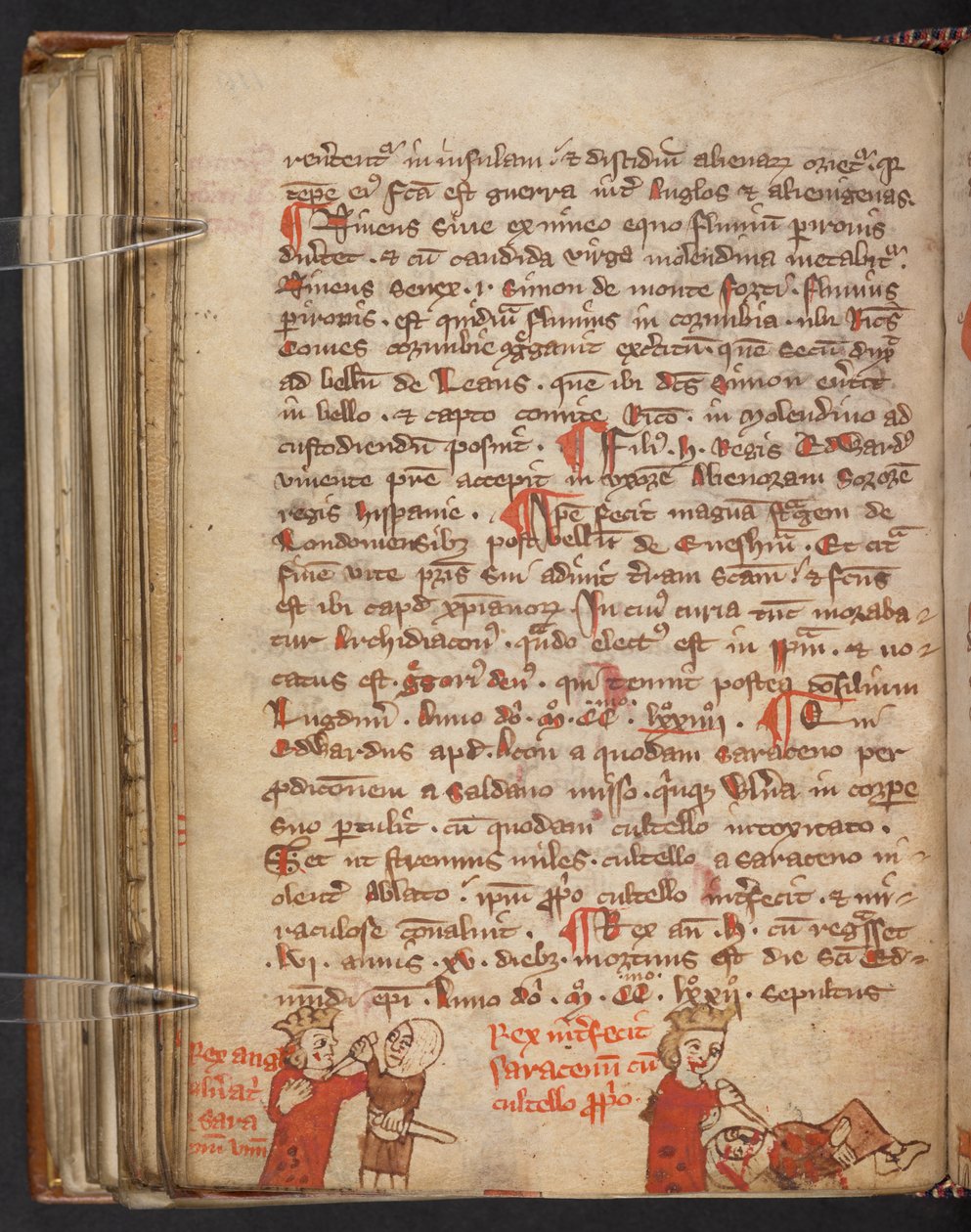 Lindisfarne-i evangéliumok, Cotton MS Nero A IV, f. 110v (pergamen) alkotó: English School