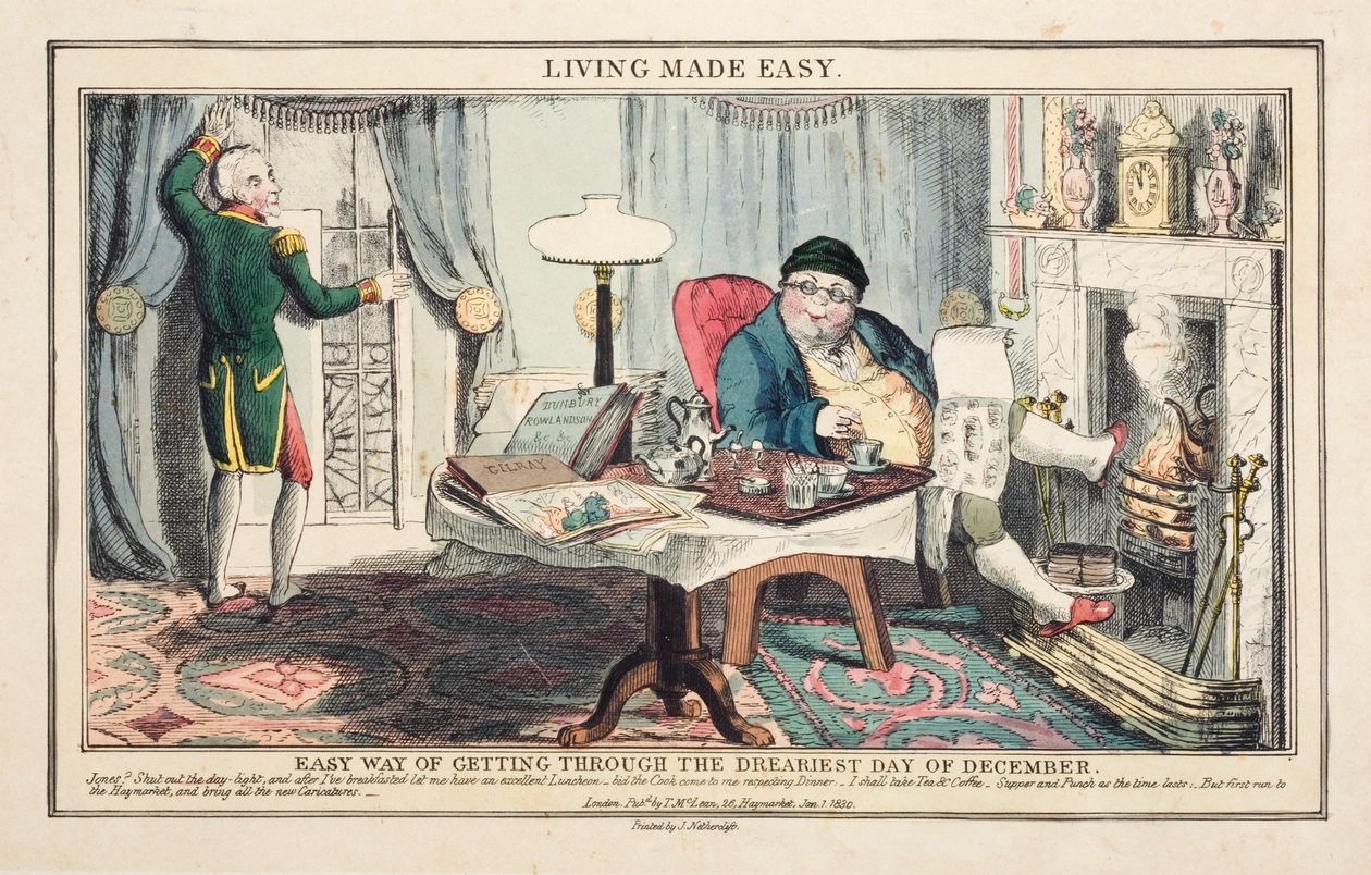 Living Made Easy, nyomta J. Netherclift, kiadta Londonban Thomas McLean alkotó: English School