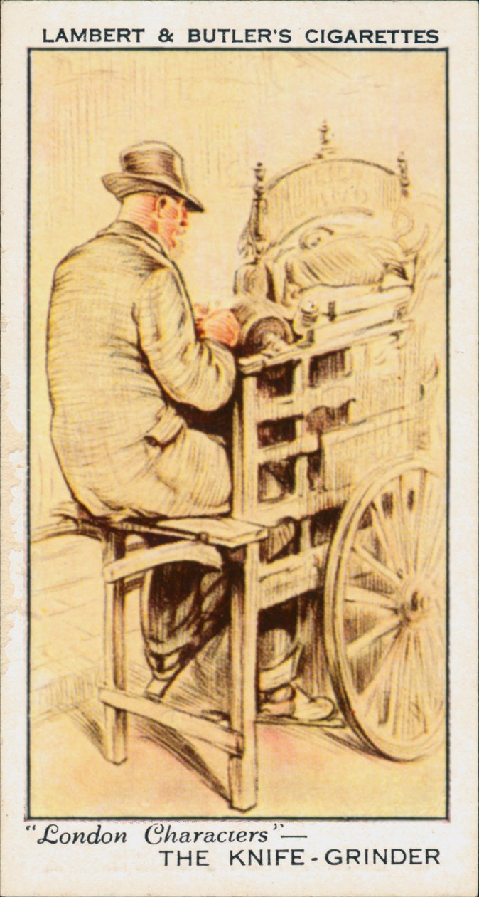 Londoni karakterek: (színes litográfia) alkotó: English School