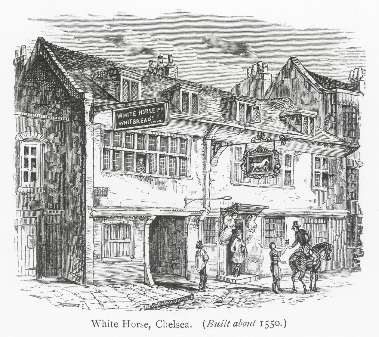 Londoni klubok: Chelsea (metszet) alkotó: English School