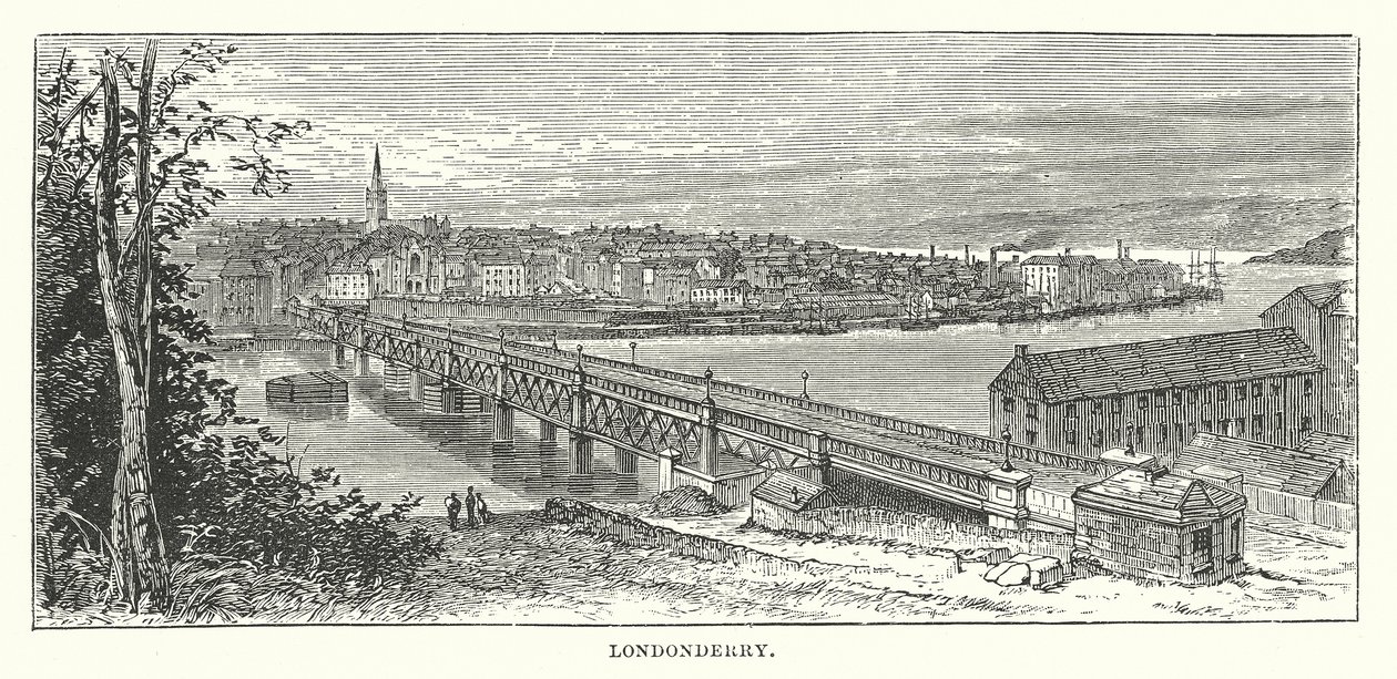 Londonderry (metszet) alkotó: English School