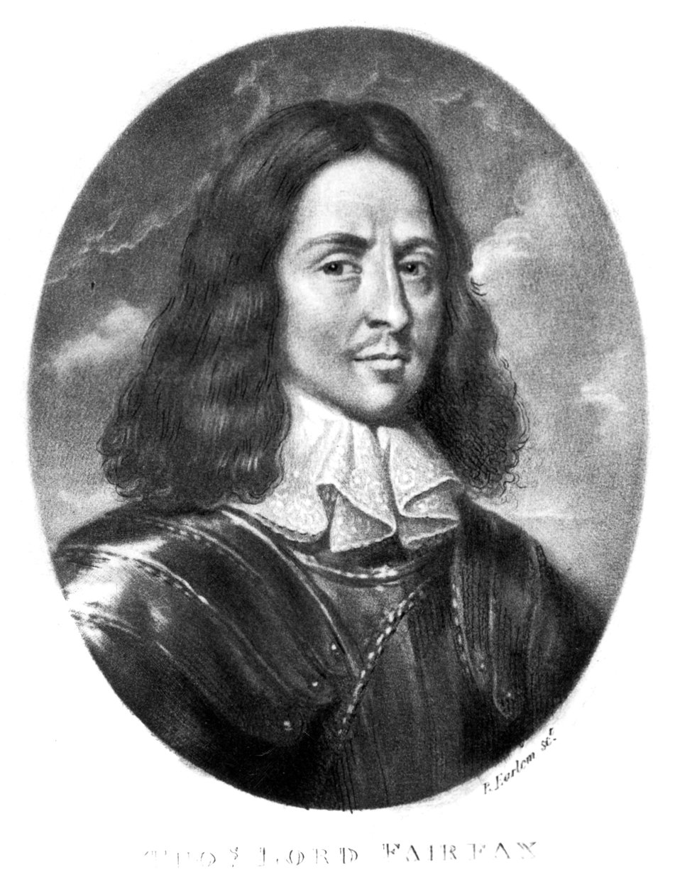 Lord Thomas Fairfax (1612-71) illusztrációja a „Brit történelemben kiemelkedő karakterek portréiból”, Richard Earlom (1743-1822) metszete (mezzotint) alkotó: English School