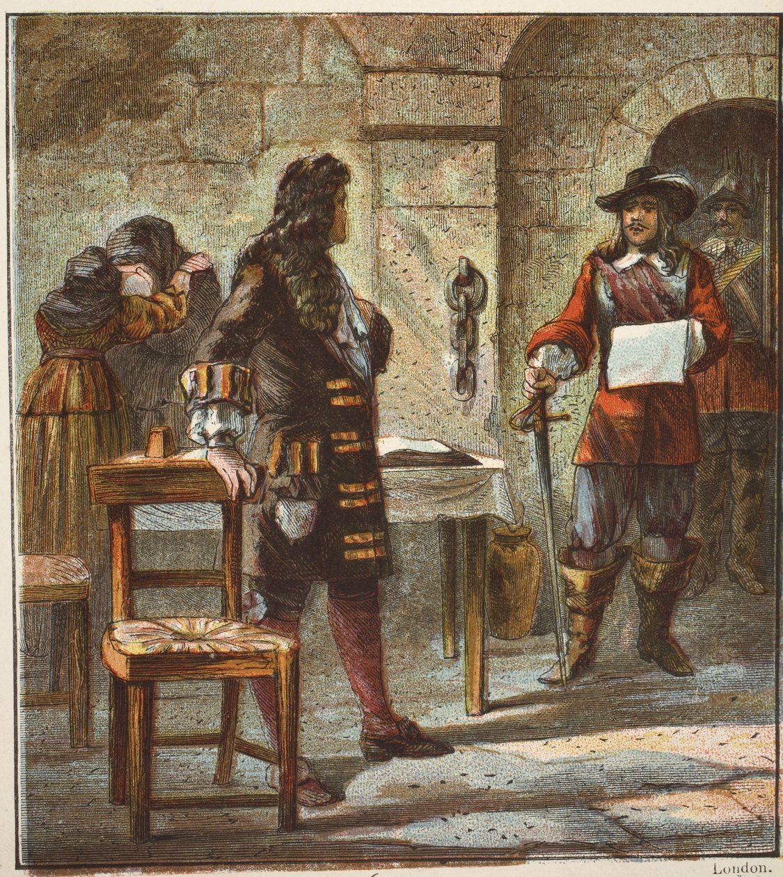 Lord W. Russell Elítélt, pub. 1890 (színes litográfia) alkotó: English School