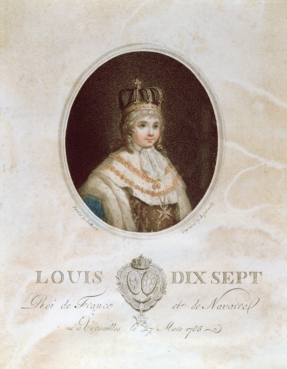 XVII. Lajos, Kr. e. 1793 alkotó: English School