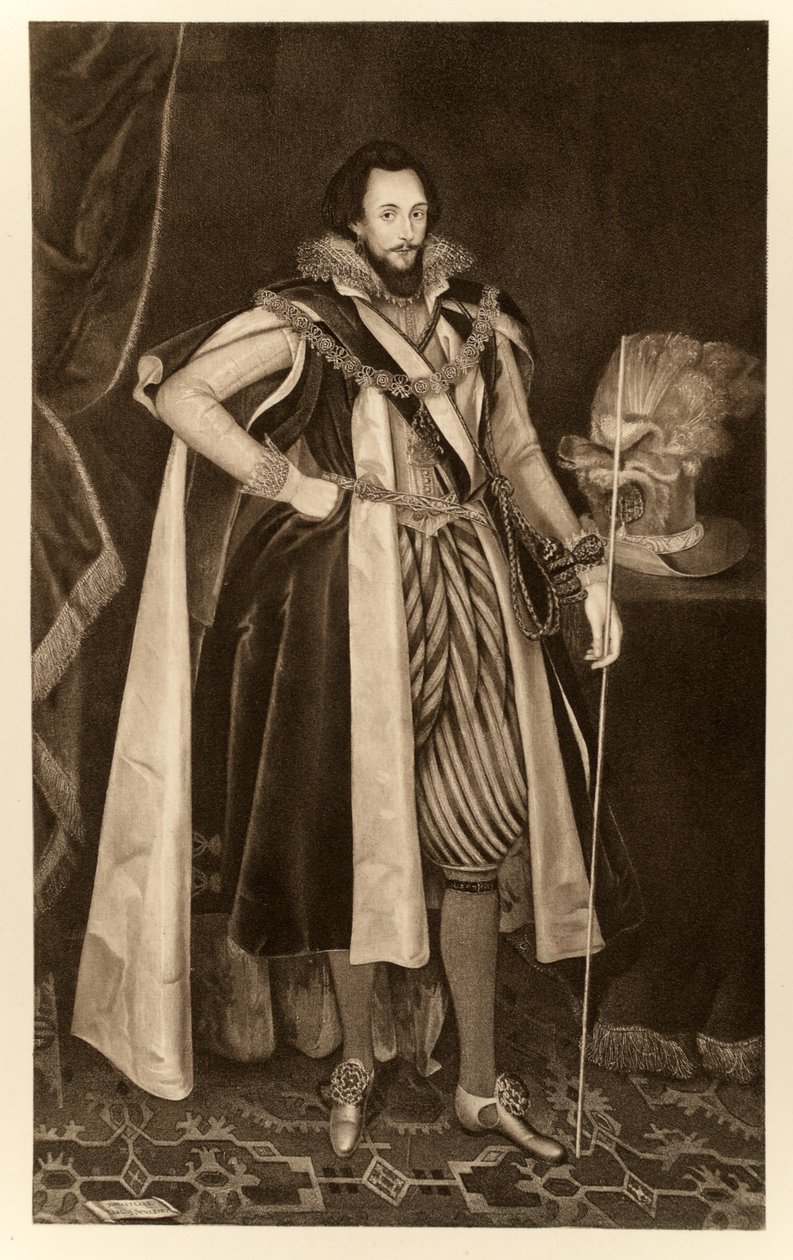 Ludovic Stuart, Lennox második hercege, I. és VI. Jakabtól, nyomtatta Manzi Joyant & Co. Paris, 1904 (kollotípia) alkotó: English School