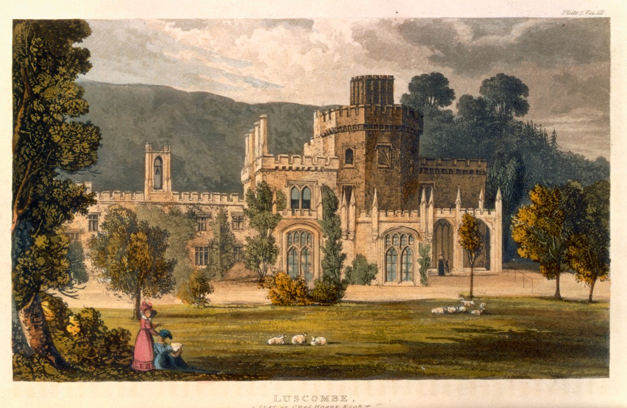 Luscombe kastély, Devon alkotó: English School