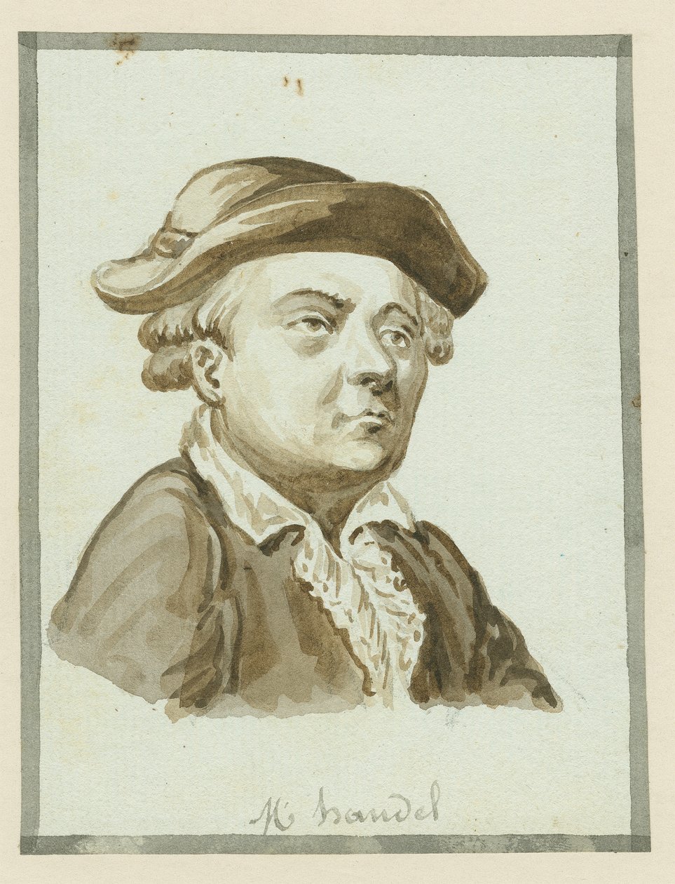 M. Händel, 19. század közepe (tinta papíron) alkotó: English School