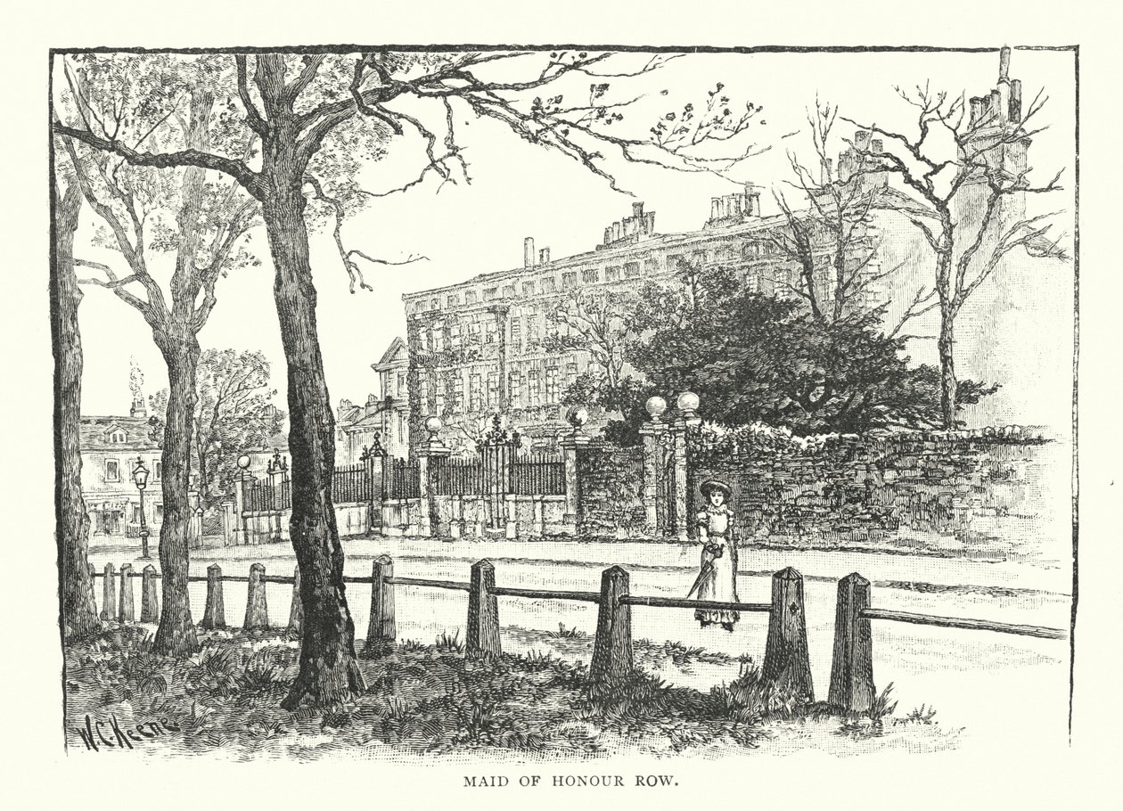 Maid of Honour Row (metszet) alkotó: English School