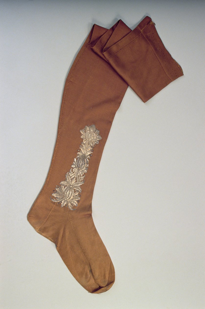 Mans harisnya, 1720 körül (selyem) alkotó: English School