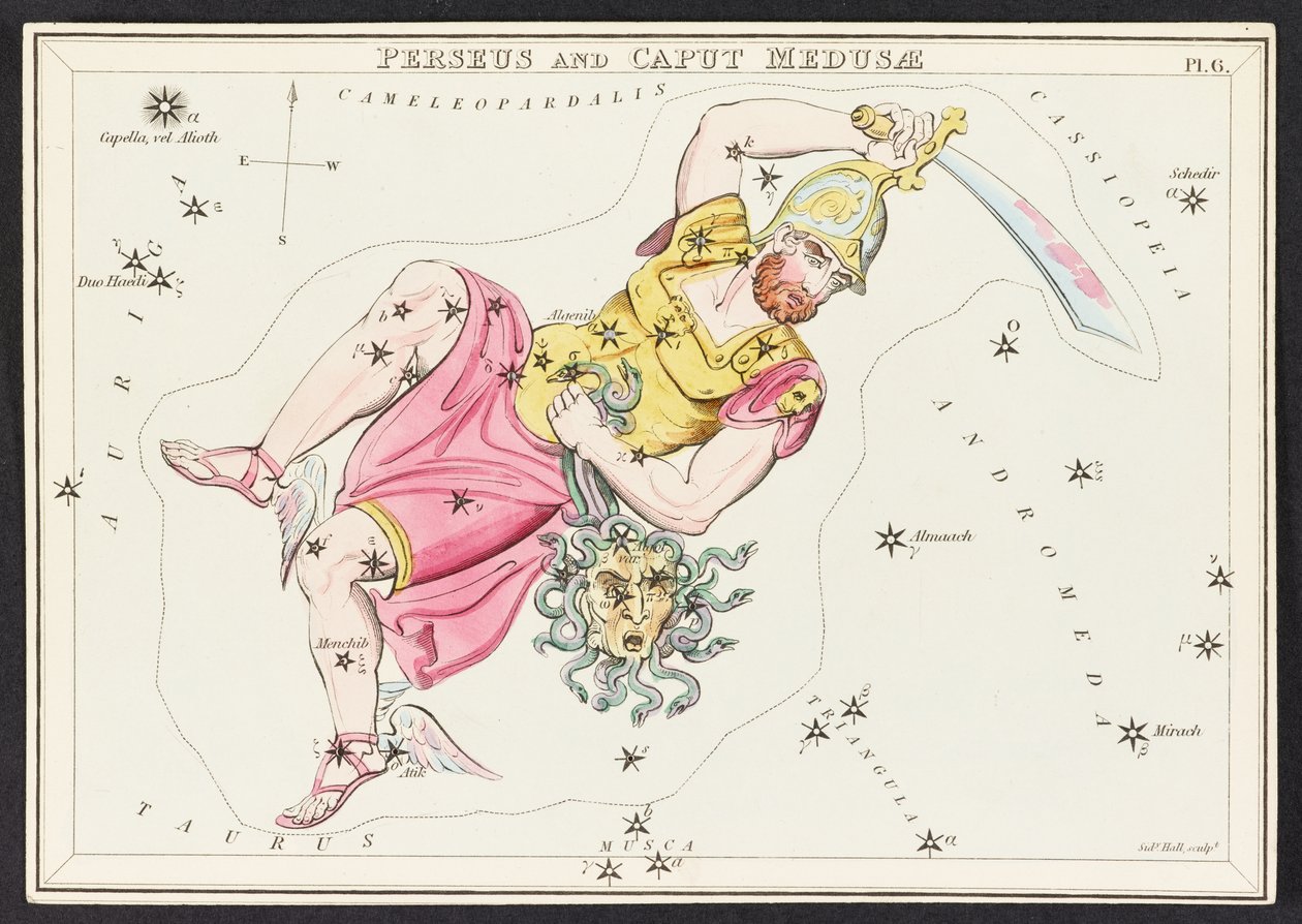 Térképek C.44.A.42 Perseus és Caput Meudusa, az 