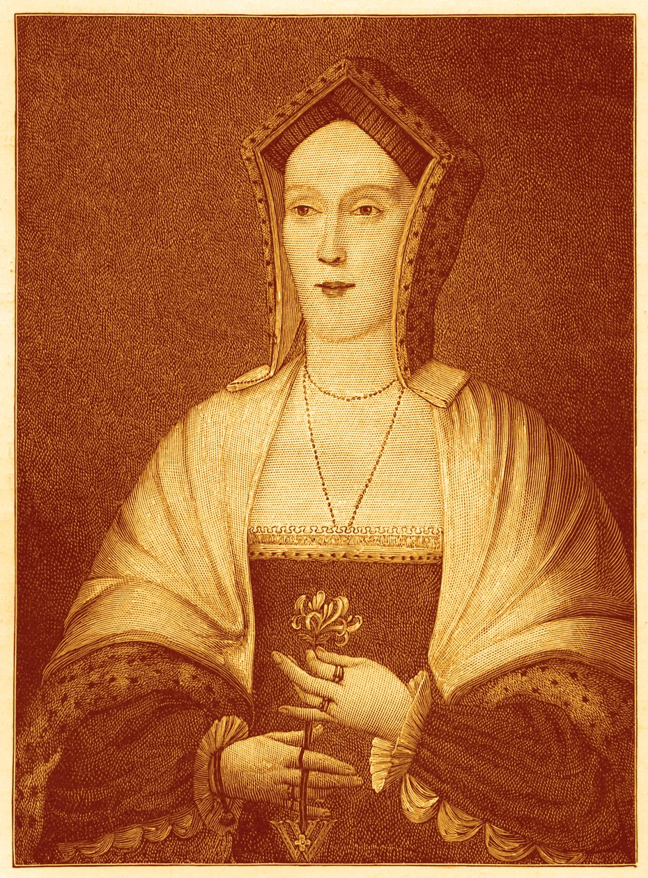 Margaret Pole, Salisbury grófnője, illusztrációja "Az angol nép rövid története (II. kötet)" című művéhez, John Richard Green alkotó: English School